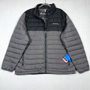 Columbia Jacket Mens XXL Powder Lite II Omni Heat Insulated Thermal Puffer NWT